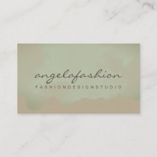 Abstrakte Aquarell-Weiche Malerei Visitenkarte