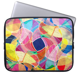 Abstrakte Aquarellfarbe, fantastischer Hintergrund Laptopschutzhülle