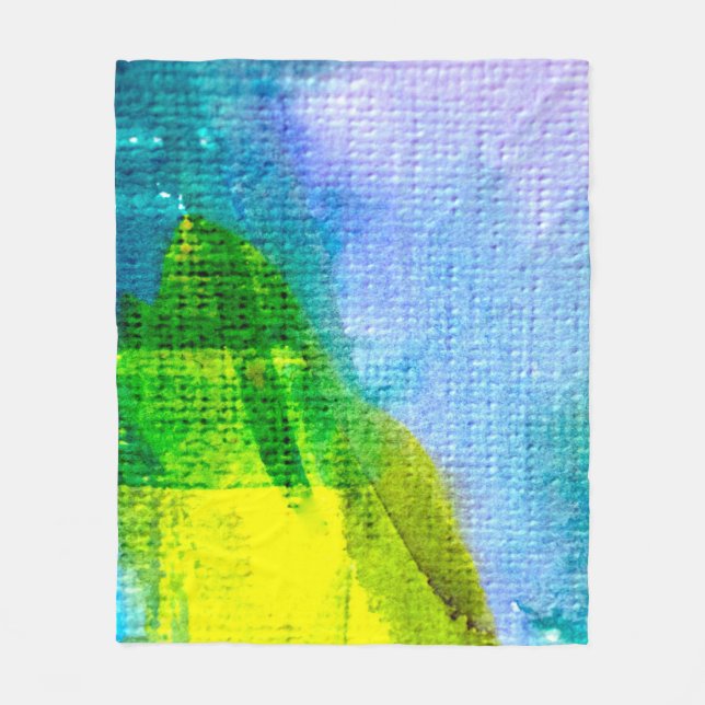 Abstrakte Aquarellfarbe Hintergrundabstract,acr Fleecedecke (Vorderseite)
