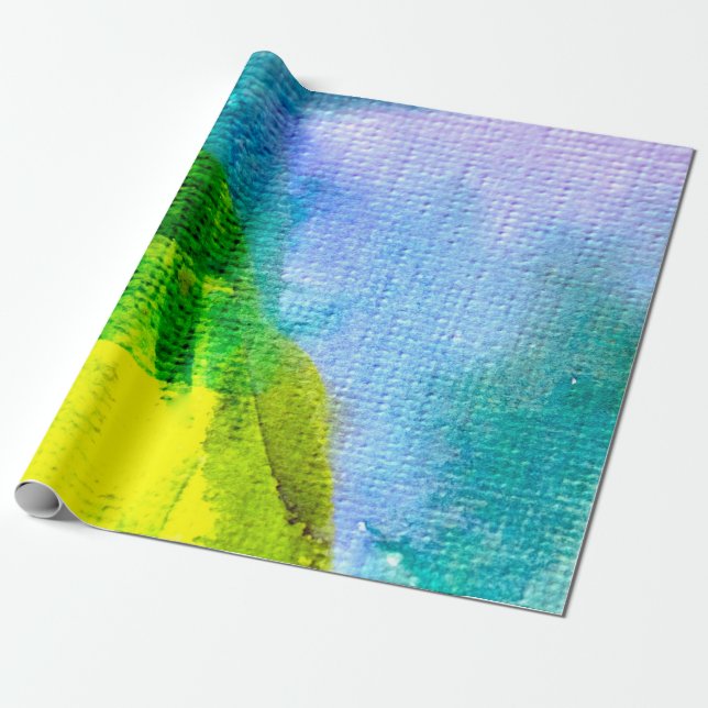 Abstrakte Aquarellfarbe Hintergrundabstract,acr Geschenkpapier (Ungerollt)