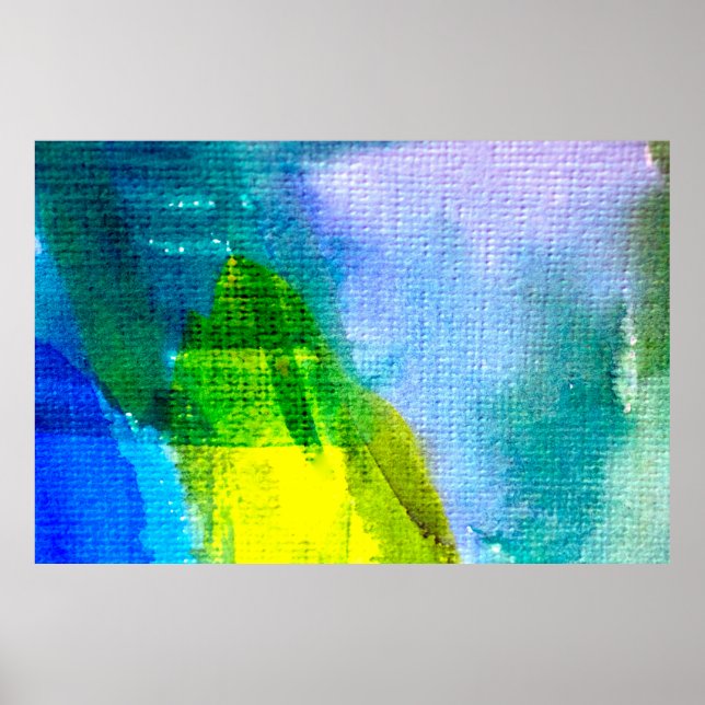 Abstrakte Aquarellfarbe Hintergrundabstract,acr Poster (Vorne)