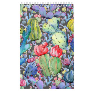 Abstrakte Aquarellfarbe Kalender