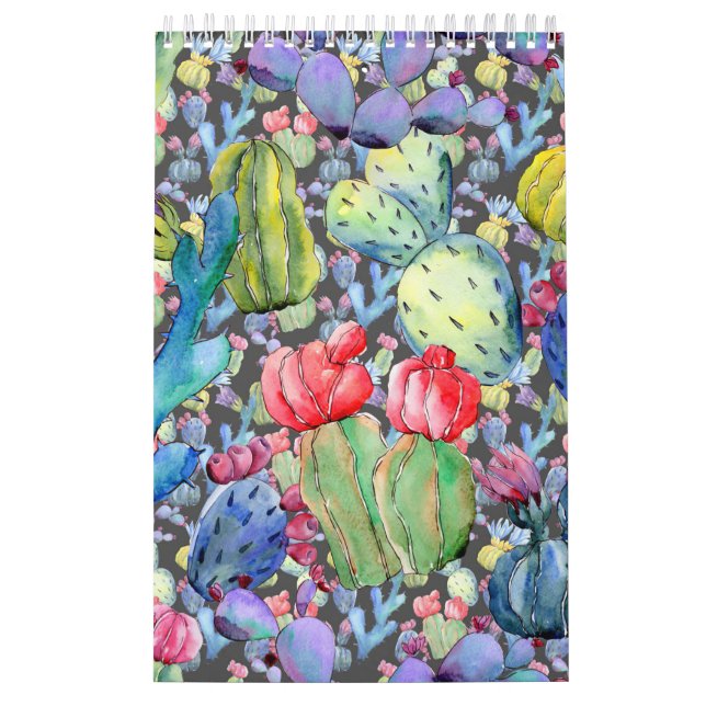 Abstrakte Aquarellfarbe Kalender (Titelbild)