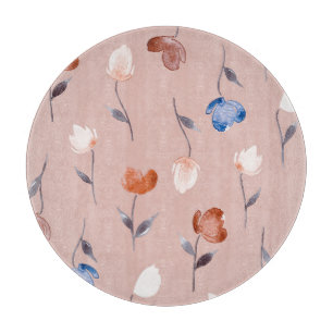 Abstrakte Aquarellfarbe: Pastell Nahtlos. Schneidebrett
