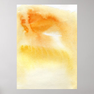 Abstrakte Aquarellfarben, handgemalt 5 Poster