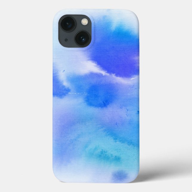 Abstrakte Aquarellfarben, handgemalt. Case-Mate iPhone Hülle (Rückseite)