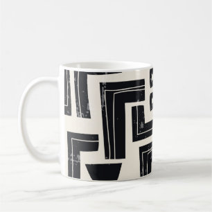 Abstrakte Aquarellformen Kaffeetasse