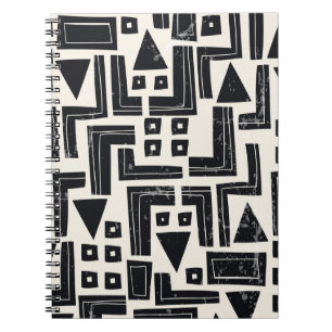 Abstrakte Aquarellformen Notizblock