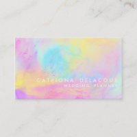 Abstrakte Aquarellkarte Zeitgenössische Visitenkar