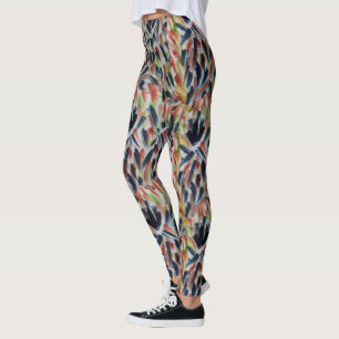 Abstrakte Aquarellkunst Leggings