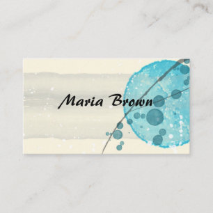 abstrakte Aquarellkunst Visitenkarte