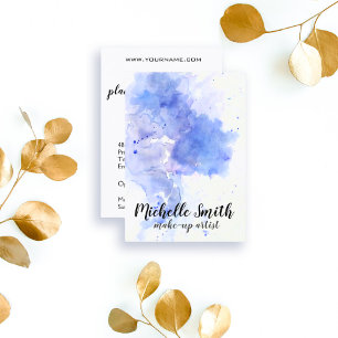 Abstrakte Aquarellleuchte Visitenkarte