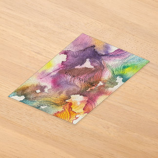 Abstrakte Aquarellmalerei Acryleinladungen