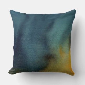 Abstrakte Aquarellmalerei Kissen