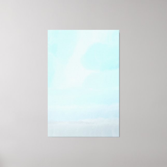 abstrakte Aquarellmalerei Leinwanddruck (Vorderseite)
