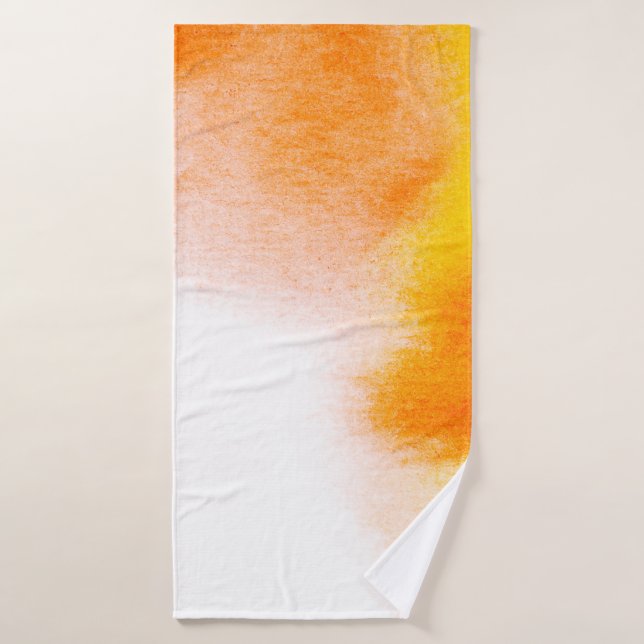 Abstrakte Aquarellmalerei mit luxuriöser Flüssigke Badehandtuch (Badehandtuch)
