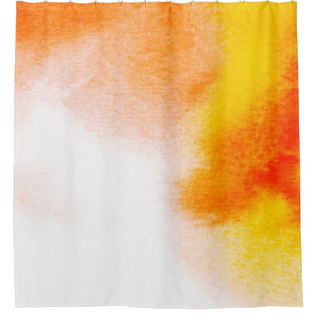 Abstrakte Aquarellmalerei mit luxuriöser Flüssigke Duschvorhang (Vorderseite)