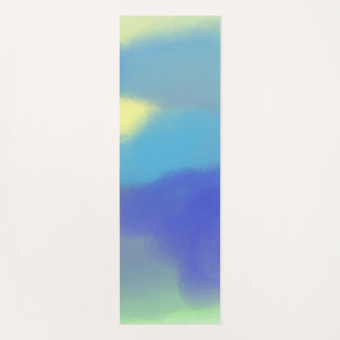 abstrakte Aquarellmalerei Yogamatte