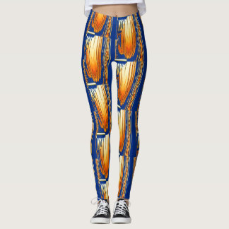 abstrakte Aquarellmuster Leggings