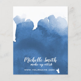 Abstrakte Aquarellpinsel Flyer