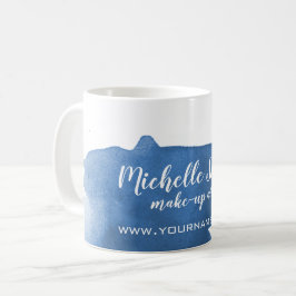 Abstrakte Aquarellpinsel Kaffeetasse