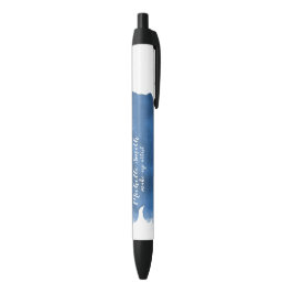 Abstrakte Aquarellpinsel Kugelschreiber