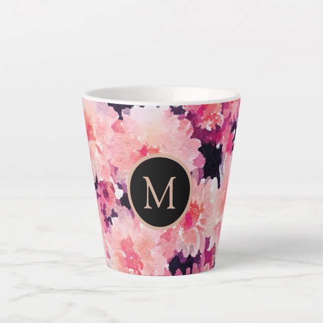 Abstrakte Aquarellpinsel Milchtasse (Vorderseite)