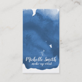Abstrakte Aquarellpinsel Visitenkarte