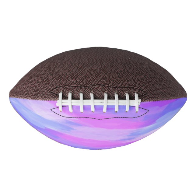 Abstrakte Aquarelltextur in Pastellfarben Football (Vorderseite)