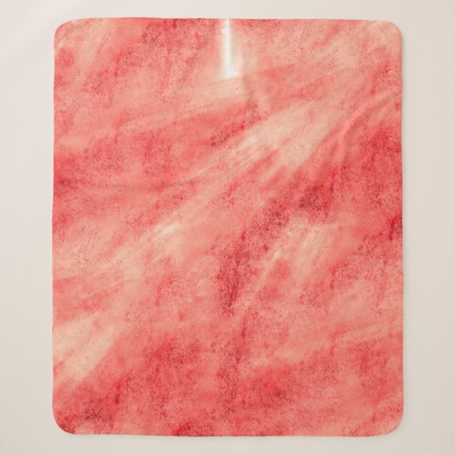 abstrakte Aquarelltextur  Sherpadecke (Vorderseite)