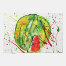 Abstrakte Aquarellwassermelone