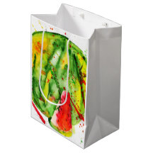 Abstrakte Aquarellwassermelone