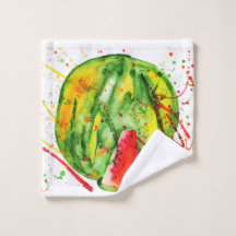 Abstrakte Aquarellwassermelone