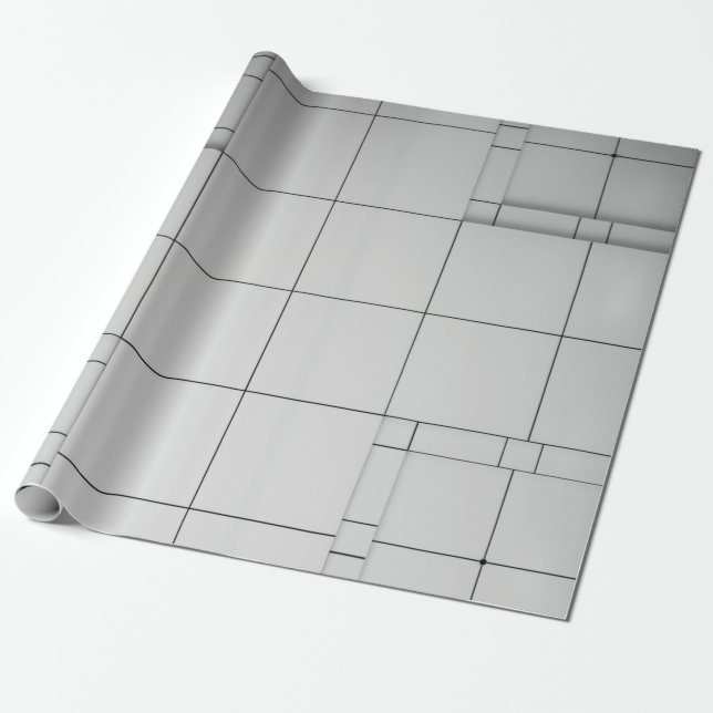 Abstrakte Architektur Geschenkpapier (Ungerollt)