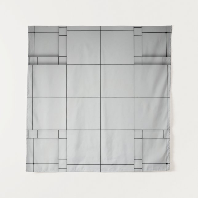 Abstrakte Architektur Wandteppich (Vorderseite)