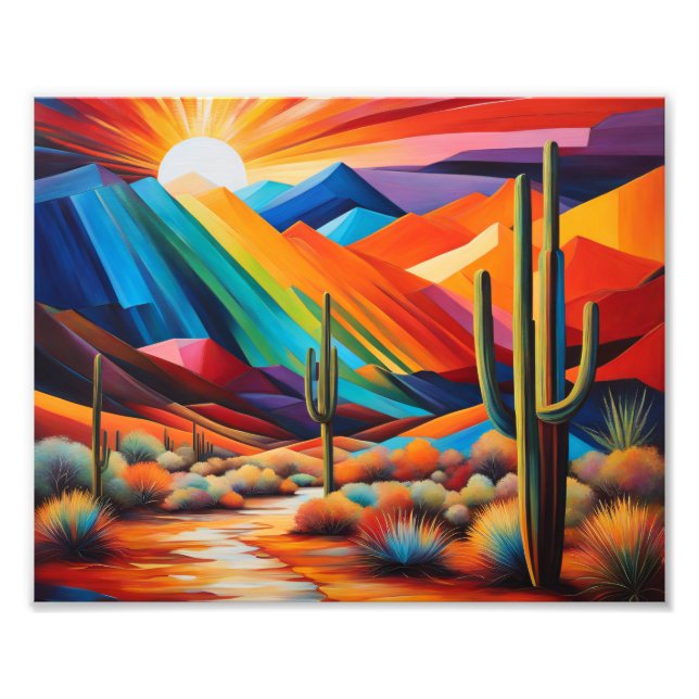 Abstrakte Arizona Fotodruck (Vorne)