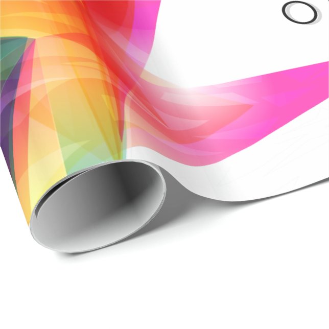 Abstrakte Art. 7 Geschenkpapier (Rolleneckpunkt)