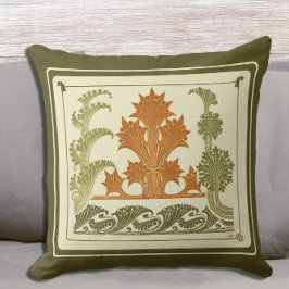 Abstrakte Art Deco Handsome Blätter Nature Design Kissen