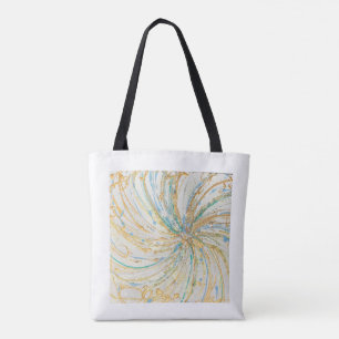 Abstrakte Art Gold Türkische Kunst Tasche