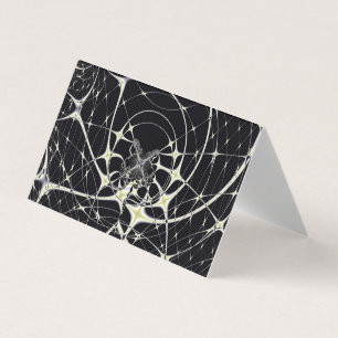 Abstrakte Art Golden Spiderweb