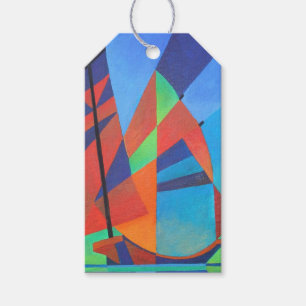 Abstrakte Art Junk Boote gegen Deep Blue Sky Geschenkanhänger