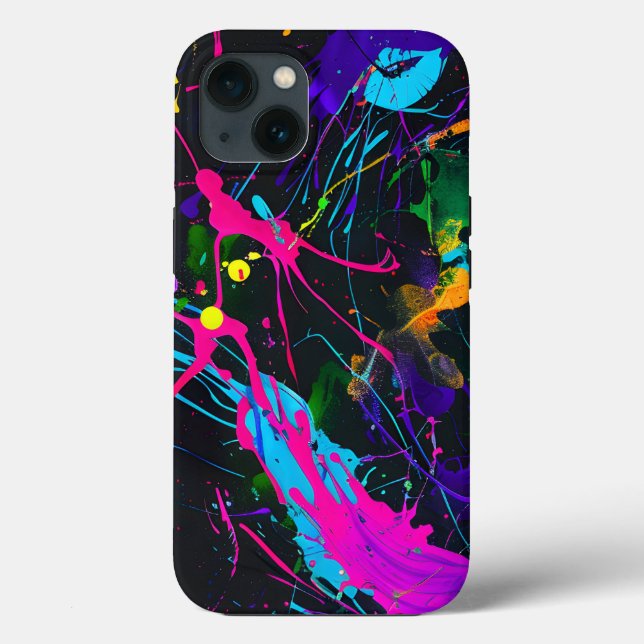 Abstrakte Art Paint Spritzer Image Case-Mate iPhone Hülle (Rückseite)