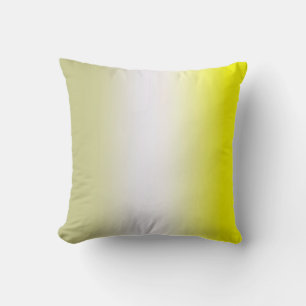 Abstrakte Art Pastel Gelb Weiß Grau Sonnige Kissen