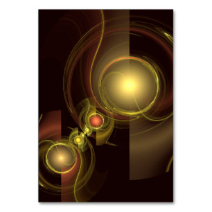 Abstrakte Art Table Card mit intimer Verbindung Tischnummer