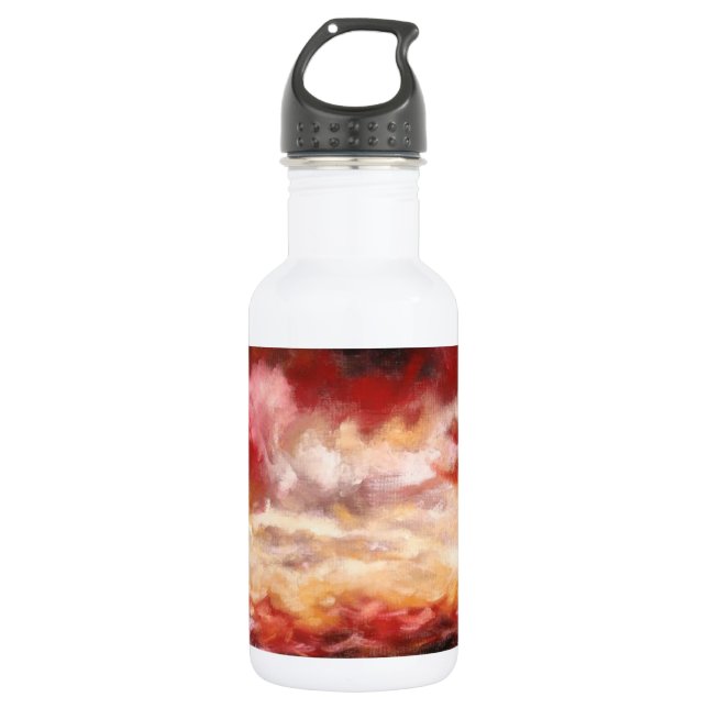 Abstrakte Artwork Edelstahlflasche (Vorderseite)