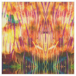 Abstrakte Aspen Grass Fabric Stoff