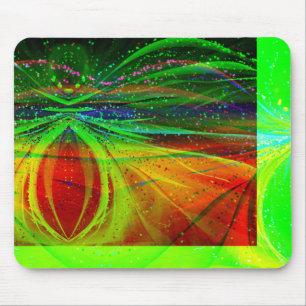 Abstrakte Astronomische Spinndrüsenmatte Mousepad