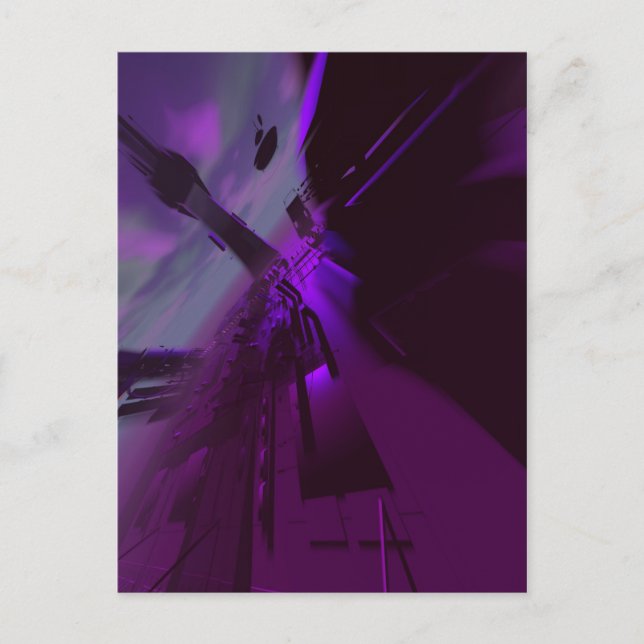 Abstrakte Aufbaustruktur 4 Postkarte (Vorderseite)