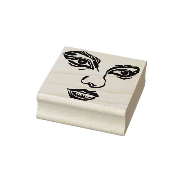 Abstrakte Augen Frauen sehen Schöne Kunst Gummistempel (Stempel)
