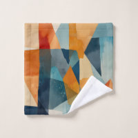 Abstrakte Augen von Blau und Orange